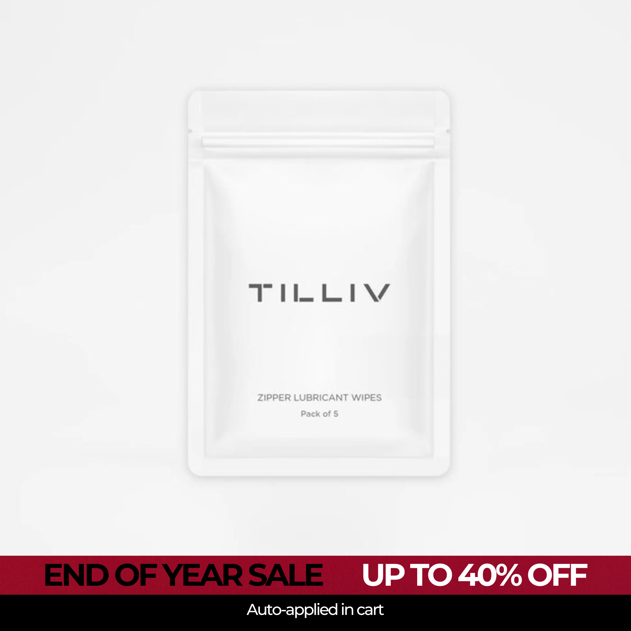 TILLIV Zipper Lubricant Wipes