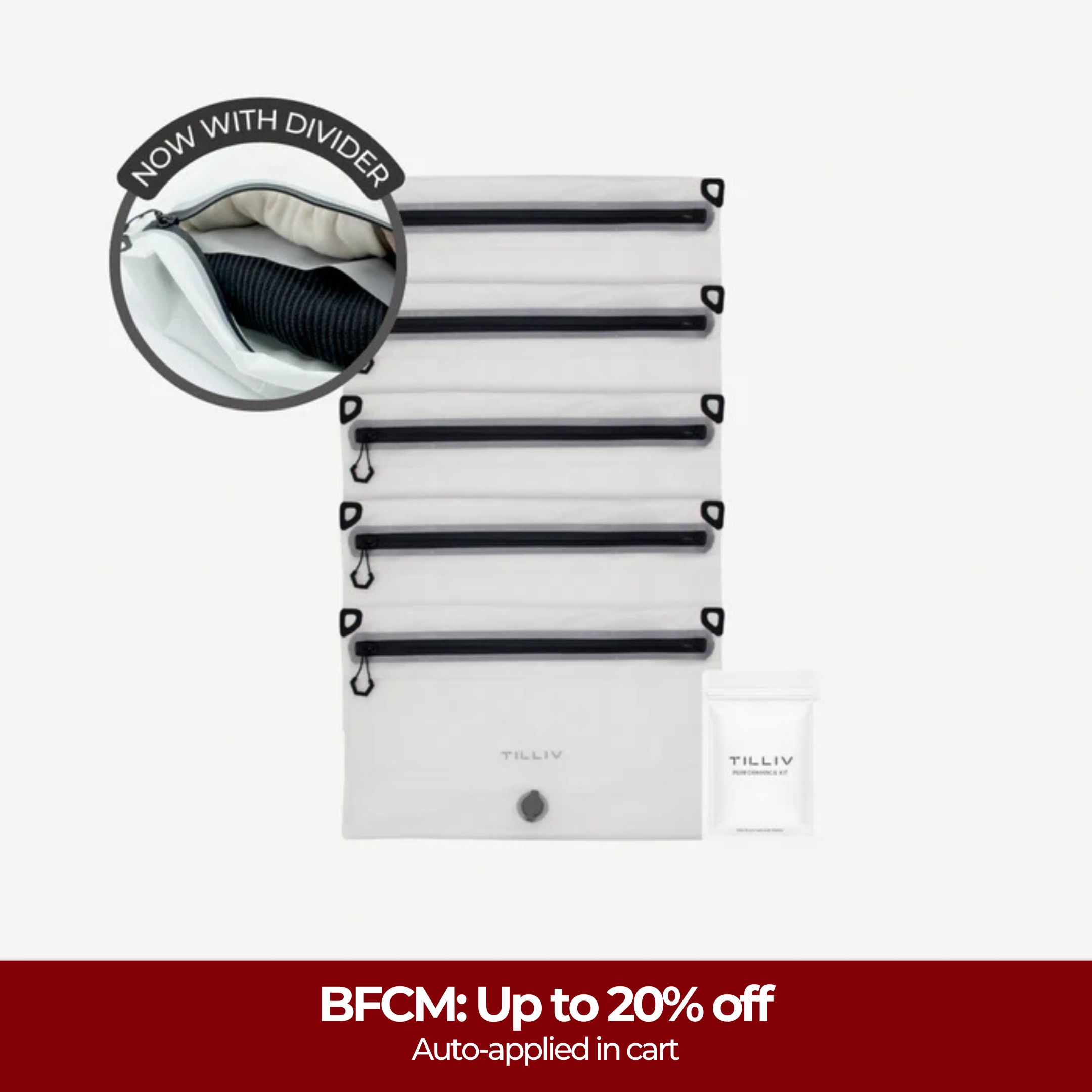 Set of 5 - Compak Medium with Divider