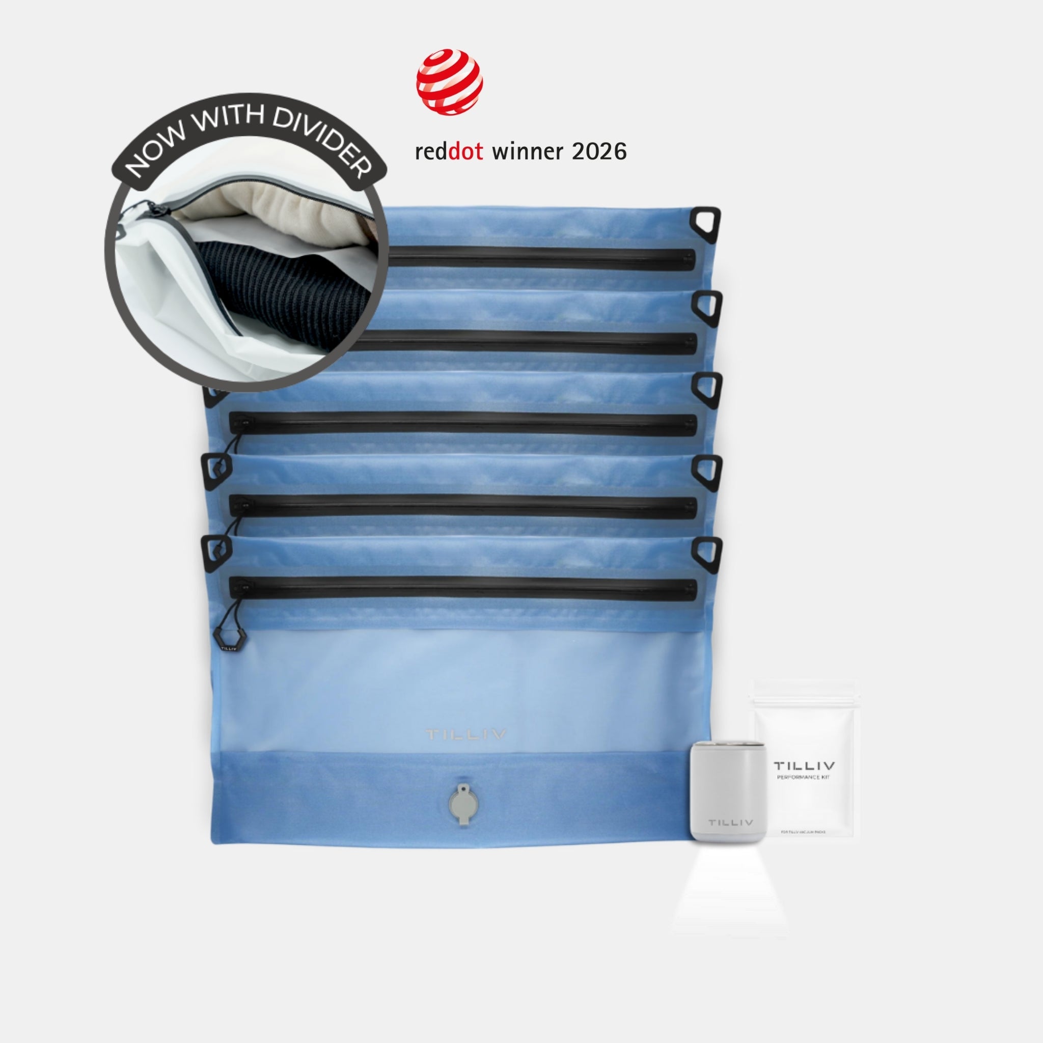 Set of 5 - Compak Large with Divider