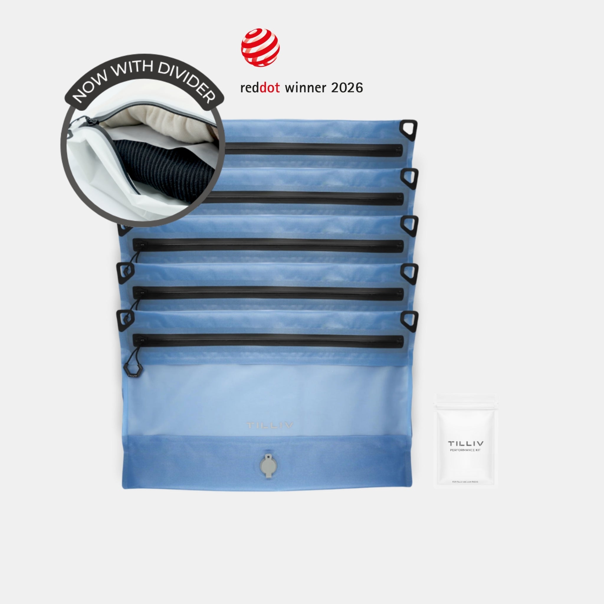 Set of 5 - Compak Large with Divider