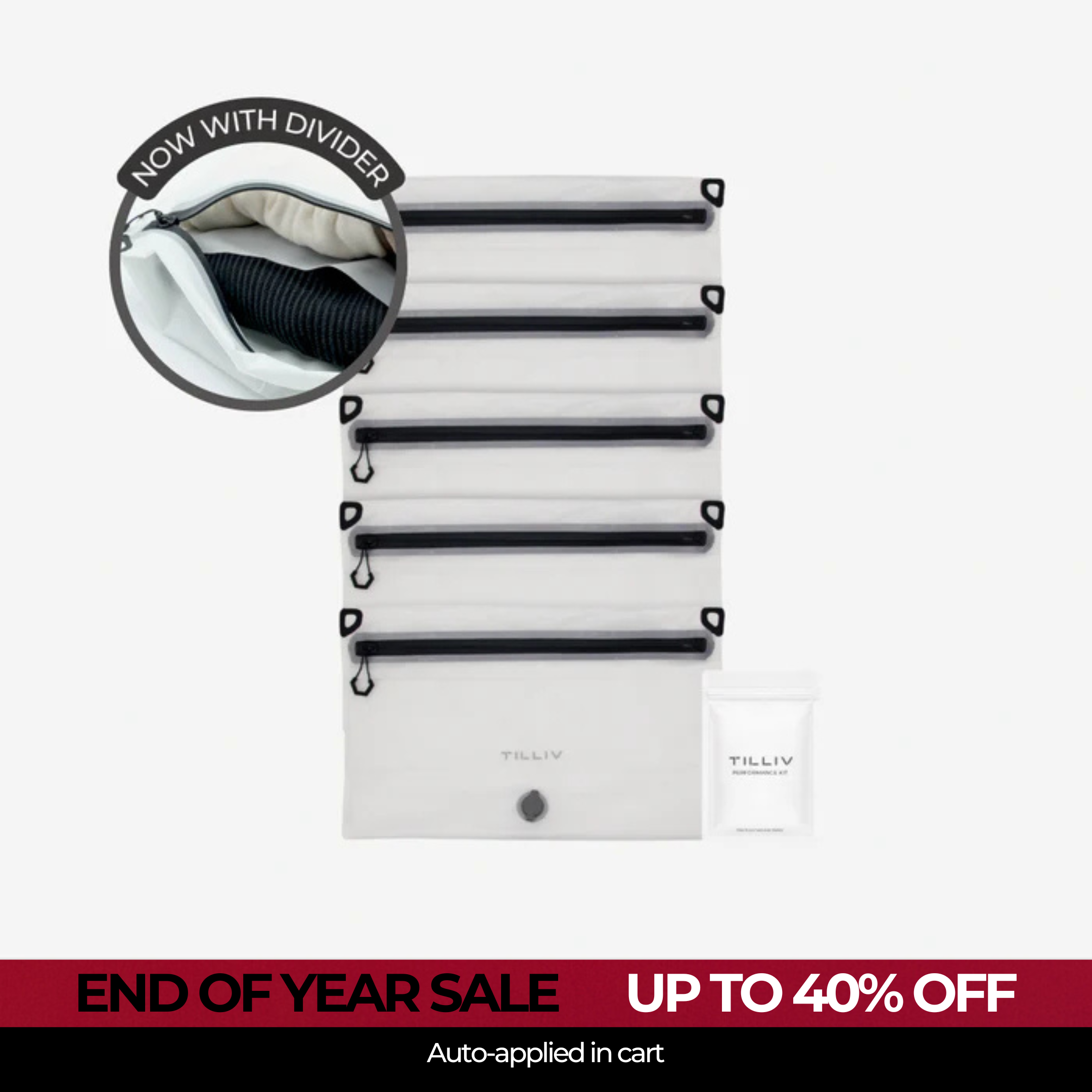 Set of 5 - Compak Large with Divider